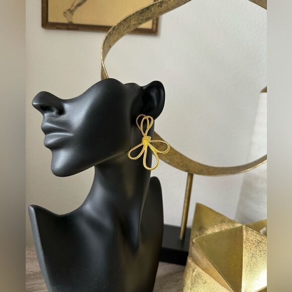 Bow earring A950 - Picture 4 of 4